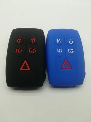 2*Cubierta de llave remota de silicona para Jaguar XF XFR XK XKR KR55WK49244 2007-2012 Foto 1 de 4