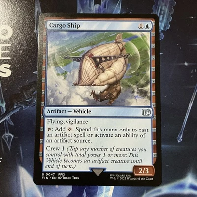 Cargo Ship - Final Fantasy - NM - MTG Magic - Uncommon - Vehicle Regular  - Image 1 of 2