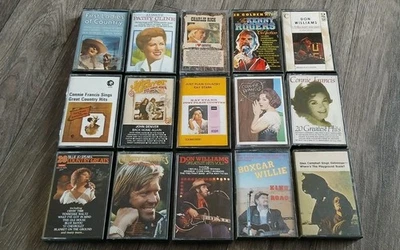 Country Music Tape Cassettes Bundle X15 Kenny Rogers Connie Francis Don Williams - Image 1 of 4