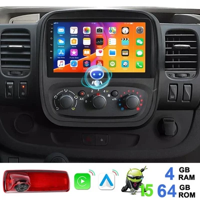 Rückfahrkamera Für Opel Vivaro B Renault Trafic DAB+ CarPlay Autoradio 4+64G AI - Bild 1 von 4