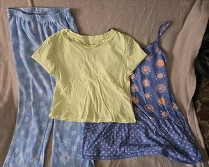 SET OF 3 CAT & JACK/DISNEY/UT GIRLS SIZE 7/8 SHORT SLEEVE DRESS/PANTS/SHIRT - Picture 1 of 4
