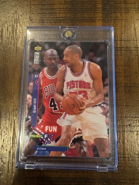 RARO CLUB DE JUGADORES Grant Hill 1995-96 elección de coleccionista platino #173 Jordan Foto 1 de 2