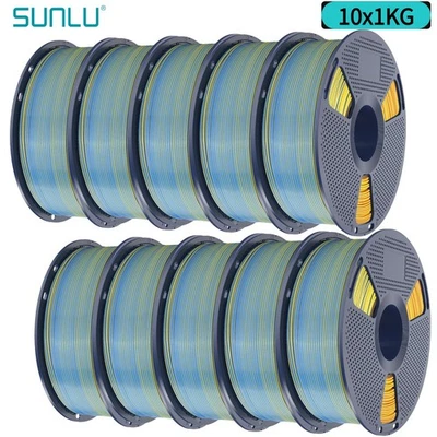 10KG/20KG SUNLU ASA PETG PLA PLA+2.0 PLA-Matte PLA-Meta SILK ABS EABS Filament - Image 1 of 4