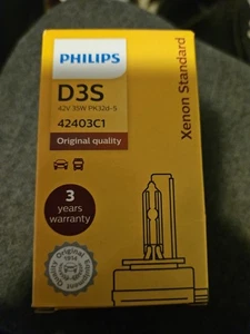 Phillips D3S 42v 35w Xenon HID Replacement Bulb New - Picture 1 of 1