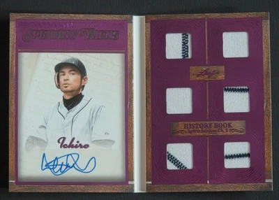 2025 Leaf History Book Booklet Auto Ichiro 3/10 Spinning Yarns 6 Way 2 Color... - Image 1 of 4
