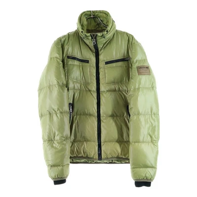 Diesel Green Nylon Down Puffer Jacket L Used AW Winter Coat - Image 1 of 4