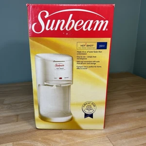 NEW Sunbeam Hot Shot 6170 Hot Water Dispenser 16oz Fast Heating White NOS - Picture 1 of 11
