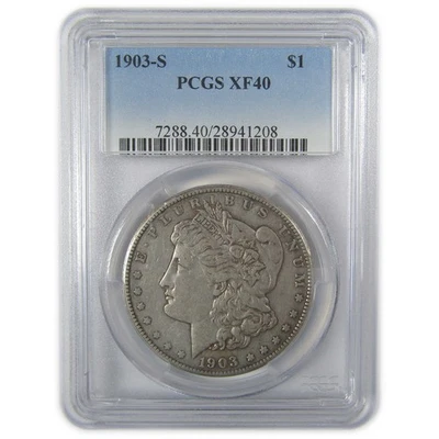 1903 S Morgan Dollar XF 40 PCGS Silver $1 Coin SKU:I19900 - Image 1 of 4