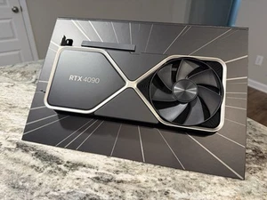 NVIDIA RTX 4090 Founders Edition 24GB GDDR6X Graphics Card GPU - Photo 1/9