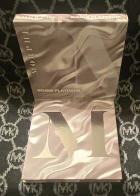 BNIB Morphe Rich & Foiled Artistry Eyeshadow Palette Going Platinum 9 Shades - Image 1 of 4