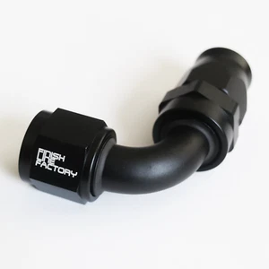 90 Degree PTFE Hose End Fitting Fuel Oil E85 - 04 AN - Picture 1 of 1