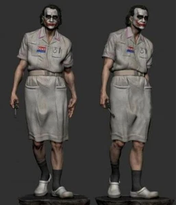 Heath Ledger JOKER inspired Figure / Model / Statue Fan art resin model BATMAN - Picture 1 of 5