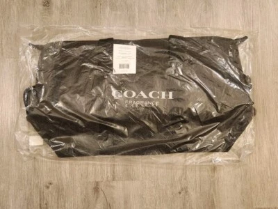 Coach Tote Bag Beach Bag Pool Bag Diaper Bag Coach Fragrance Black New 12 x 22 - Image 1 of 4