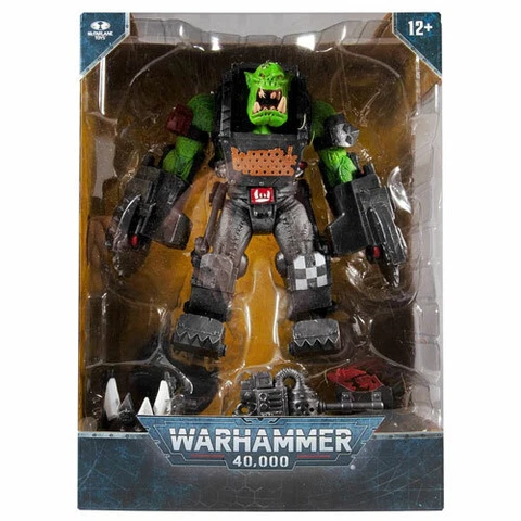 McFarlane Toys Action MEGA Figure - Warhammer 40,000 - ORK MEGANOB with BUZZSAW Cover