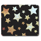 Computer Mouse Mat - Gold Stars Ombre Cool Magic Office Gift #21235