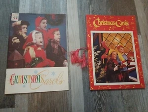 2- Christmas Carols Vintage Songbook Books 1960's - Picture 1 of 11