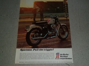Harley-Davidson 1971 900cc Sportster anuncio/artículo - Imagen 1 de 1