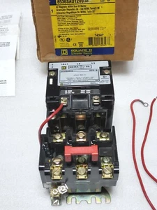 Square D 8536 SAO12V01 S AC Magnetic Nema Size 00 Starter Series B  - Picture 1 of 12