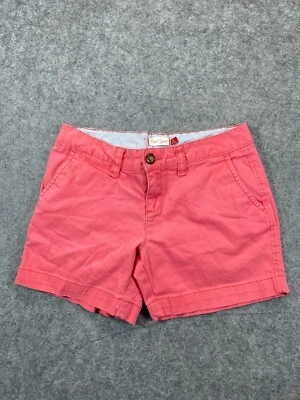 Red Camel Shorts Womens 28 Juniors 5 Pink Chino Twill Pockets Casual Ladies 1 - Image 1 of 4