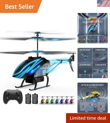 Fun & Safe RC Helicopter for Kids – 30 Min Flight, Altitude Hold, Easy Control - Image 1 of 4