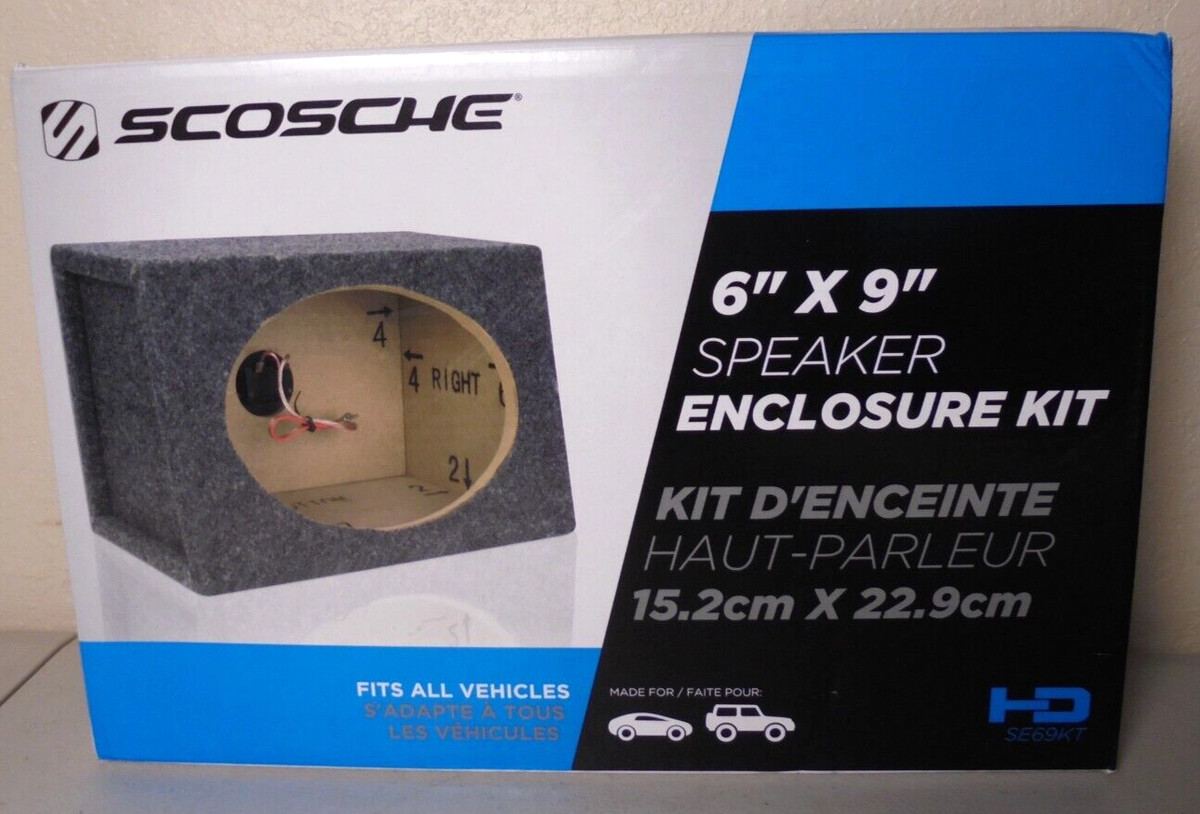 Car Speaker Scosche SE69KT2-WP1 6x9 Car Audio Speaker Boxes