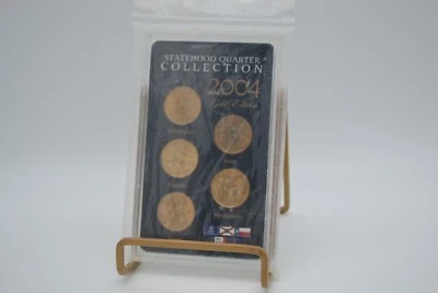 2001-P Gold Statehood Quarter Collection -  NY VT NC KY RI - Image 1 of 2