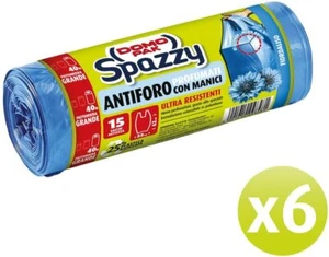 90 SACCHI BUSTE IMMONDIZIA SPAZZATURA 55X62 40LT PROFUMAZIONE FIORDALISO DOMOPAK - Foto 1 di 3