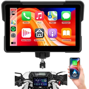 5" Wasserdicht Motorrad Apple CarPlay GPS Navi TouchScreen Navigator Autoradio - Imagen 1 de 20