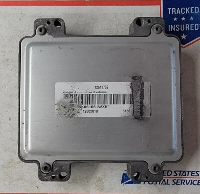 2007 2008 Isuzu Ascender Engine Computer 12611769 12602010 módulo de controle ECU - Imagem 1 de 3