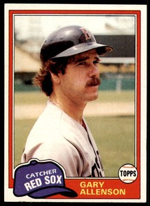1981 Topps Gary Allenson Boston Red Sox #128