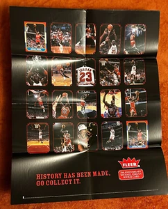 Michael Jordan RC 20th Anniversary Poster 1986-87 Fleer Rookie Card, Never Hung - Picture 1 of 6