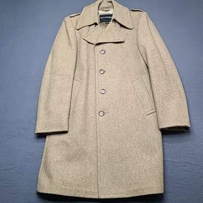 Abrigo Stratojar Mujer Guisante 38 Beige Pesado Totalmente Forrado Foto 1 de 4