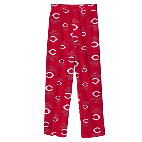 Youth Red Cincinnati Reds Team Color Logo Pants Cover