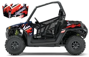 Polaris RZR 570 UTV Grafik Kit D37-2 rot 2008 - 2018 - Bild 1 von 2