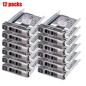12x LFF 3.5" SAS SATA Hard Drive Tray Caddy for Dell PowerEdge R730XD server - Picture 1 of 9