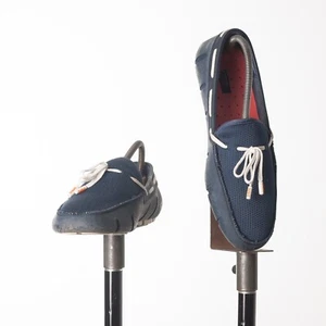 SWIMS blaue Bootshalbschuhe Mesh & Gummi Deck Schuhe UK9 US10 - Bild 1 von 6