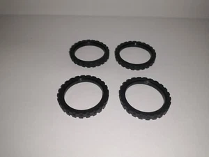 K'nex Small 1.75" Slim Monster Truck Wheel Tires Soft Terrain Trekker Set Of 4 - Bild 1 von 4