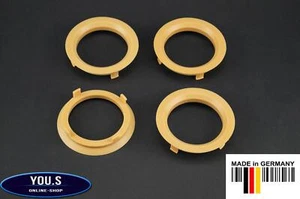 4 anelli di centraggio 70,1 - 57,1 mm per Audi VW Seat Skoda Dotz Enzo discreti  - Foto 1 di 1