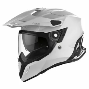 AIROH COMMANDER ADVENTURE ON/OFF ROAD MOTORCYCLE HELMET - CONCRETE GREY MATT - Picture 1 of 2