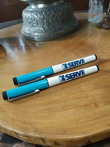 2 Vintage N Serve Advertising Pens. Stabilized Nitrogen - Picture 1 of 4