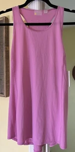 Zella M NWT Purple Opera Athletic Long Sleeveless  Racer back Tank Top Women - Picture 1 of 4
