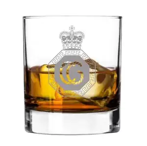 hm coastguard search and rescue - Engraved Whiskey Tumbler Glass 330ml - we can - Foto 1 di 2