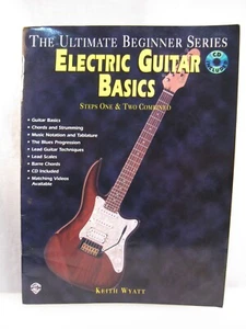 Ultimate Beginner Electric Guitar Basics: Steps One & Two, Book - WITH CD - Picture 1 of 9