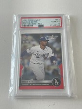 2022 Topps Now DODGERS PostSeason MOOKIE BETTS Red 6/10 Parallel PSA 10 Gem Mint