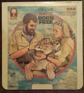 CED VIDEODISCS ""Born Free"" RCA Selectavision Virginia McKenna & Bill Travers - Bild 1 von 2