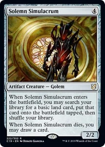 MTG - SOLEMN SIMULACRUM - Commander 2019 (R) - Picture 1 of 1