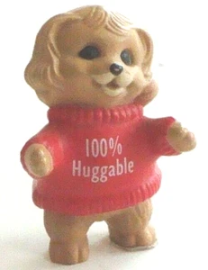 1989 Hallmark Merry Miniatures 100 % kuschelig Valentinstag Welpe Figur Goldsiegel - Bild 1 von 3
