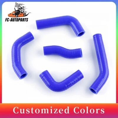 For Honda XR650 XR650R 2000-2009 Silicone Radiator Coolant 3-ply Blue Hoses Kit — 第 1/4 张图片