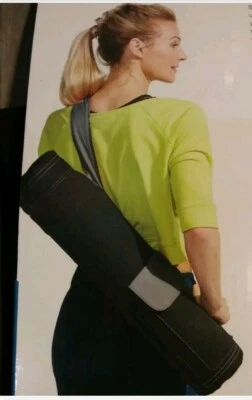 Bolso Evolve Yoga Mat (Negro) Cremallera con Correa para el Hombro y Bolsillos, Hecho por Gaiam Foto 1 de 3