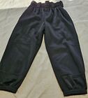 Wilson Baseball Pants Youth Medium Solid Black Knickers Unisex RN120890